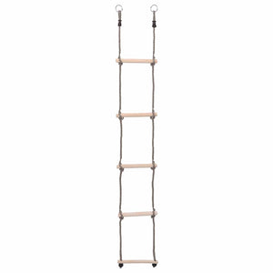 Vidaxl ladder met 5 sporten 210 cm massief grenenhout