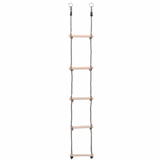 Vidaxl ladder met 5 sporten 210 cm massief grenenhout
