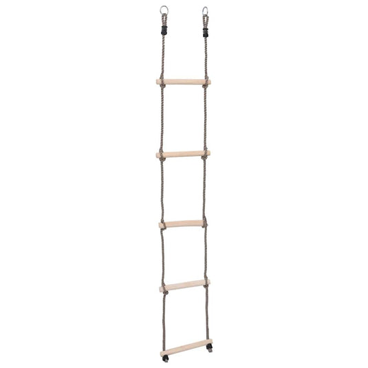 Vidaxl ladder met 5 sporten 210 cm massief grenenhout