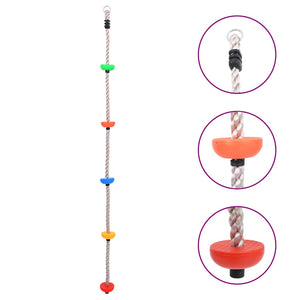 Vidaxl klimtouw met schijven 200 cm