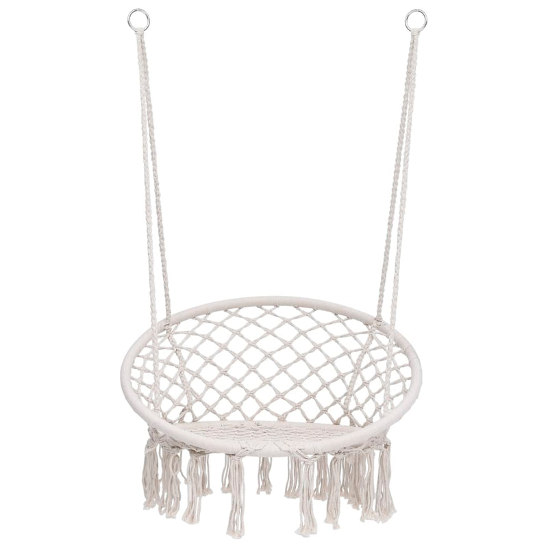 Load image into Gallery viewer, VidaXL Hangstoel 80 cm beige
