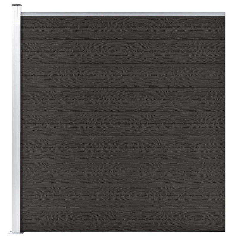 Load image into Gallery viewer, Vidaxl schuttingpaneel 175x186 cm hkc zwart
