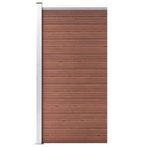 Vidaxl schuttingpaneel 95x186 cm hkc bruin
