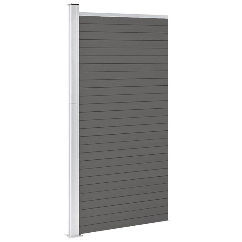Load image into Gallery viewer, Vidaxl schuttingpaneel 95x186 cm hkc grijs
