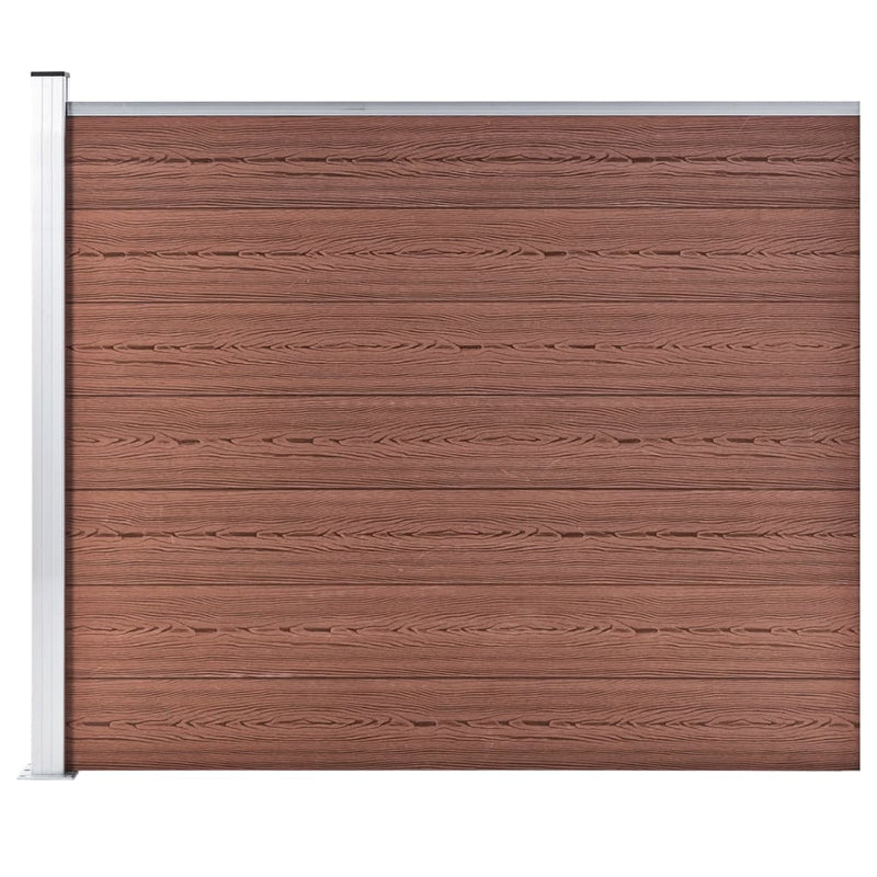 Load image into Gallery viewer, Vidaxl schuttingpaneel 175x146 cm hkc bruin
