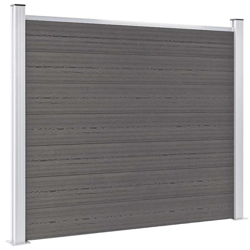 Load image into Gallery viewer, Vidaxl schuttingpaneel 180x146 cm hkc grijs
