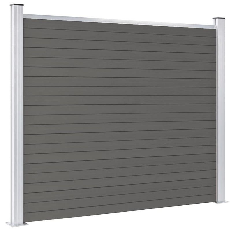 Load image into Gallery viewer, Vidaxl schuttingpaneel 180x146 cm hkc grijs
