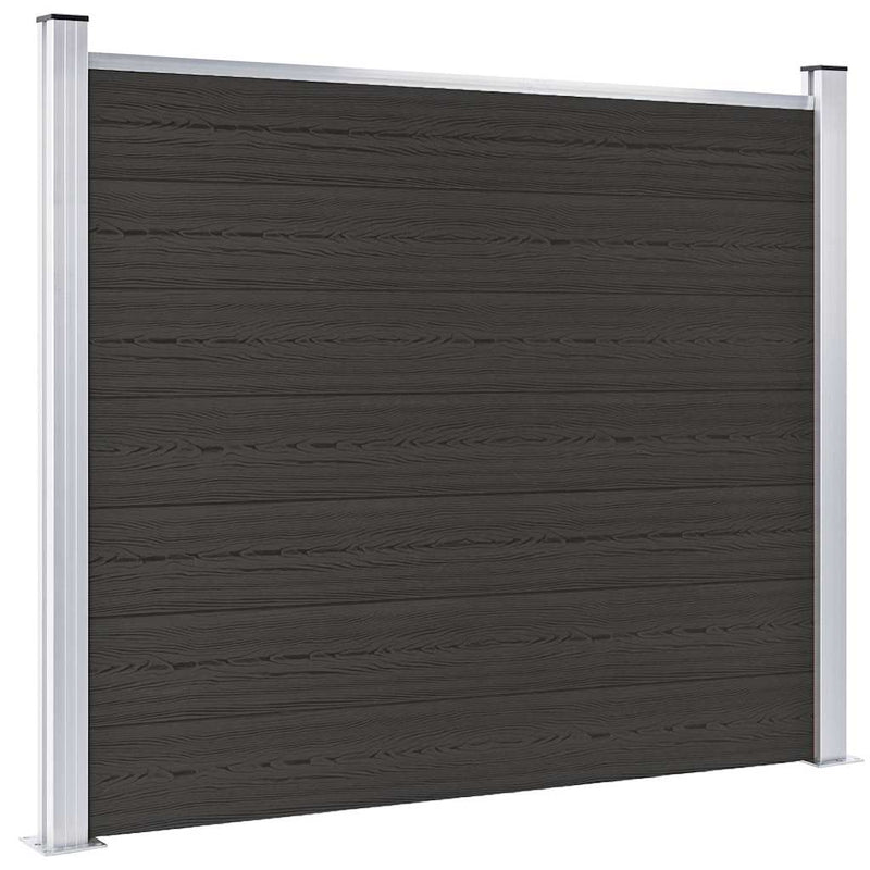 Load image into Gallery viewer, Vidaxl schuttingpaneel 180x146 cm hkc zwart
