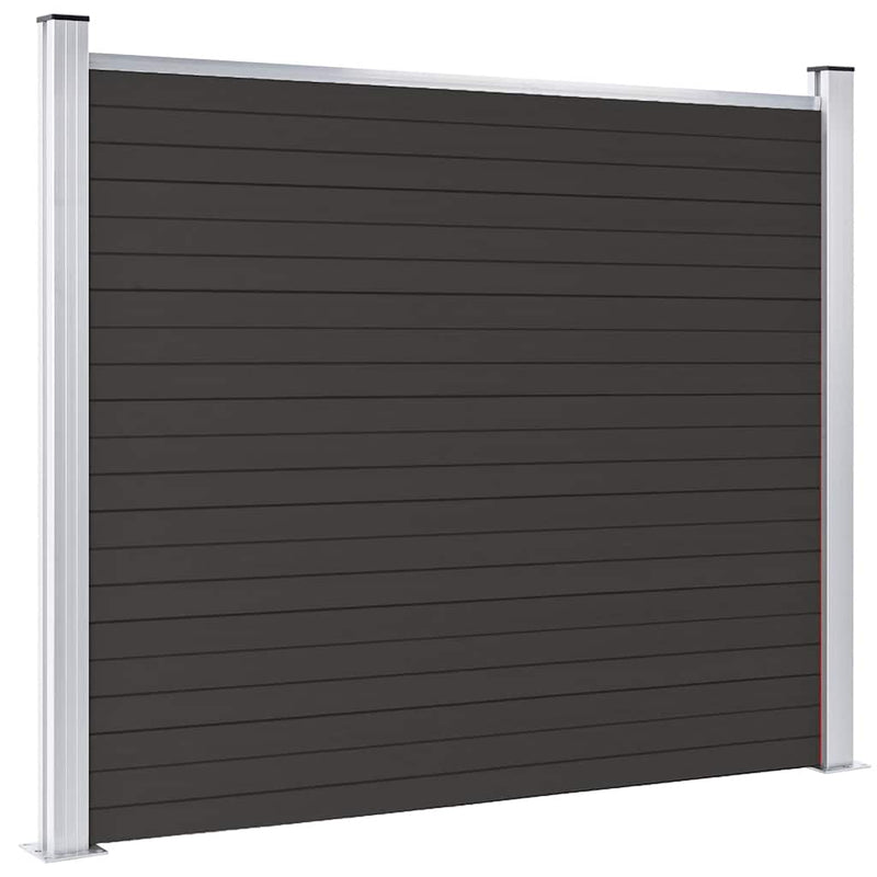 Load image into Gallery viewer, Vidaxl schuttingpaneel 180x146 cm hkc zwart
