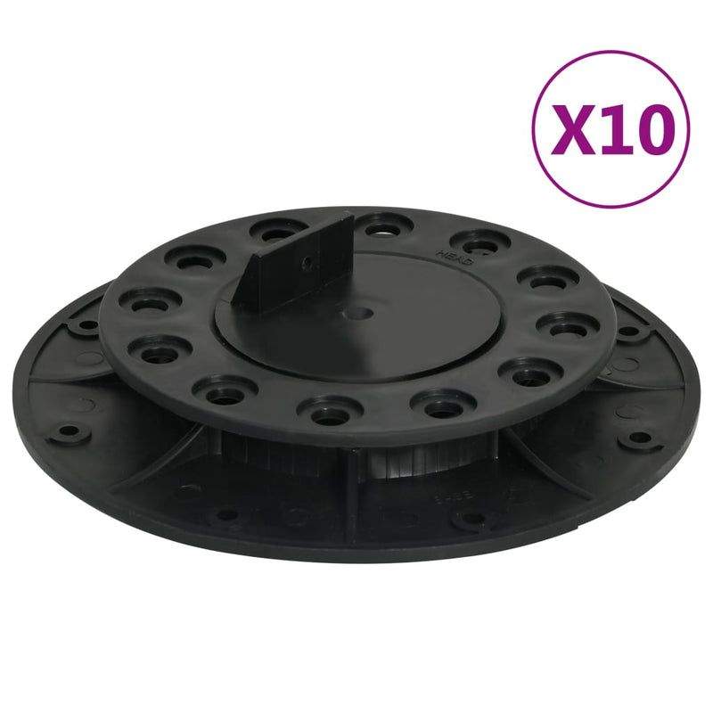 Load image into Gallery viewer, Vidaxl terrasdragers verstelbaar 10 st 20-30 mm
