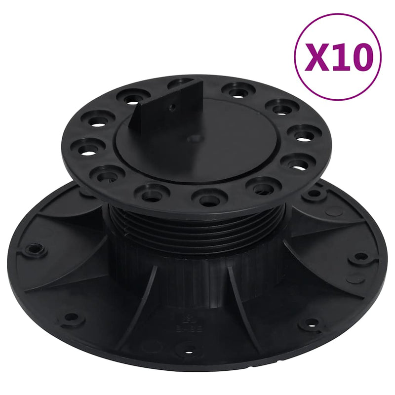 Load image into Gallery viewer, Vidaxl terrasdragers verstelbaar 10 st 60-88 mm
