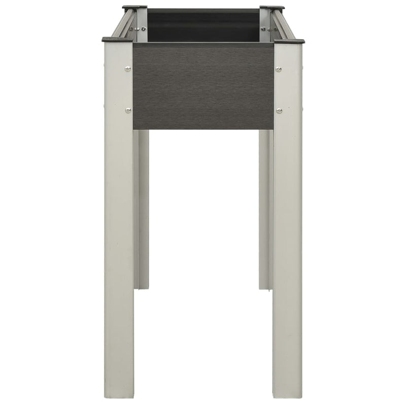 Load image into Gallery viewer, Vidaxl plantenbak verhoogd 100x40x75 cm hkc grijs
