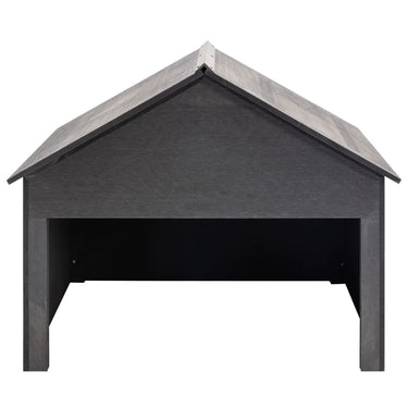Vidaxl overkapping voor grasmaaier 80x80x70 cm hkc