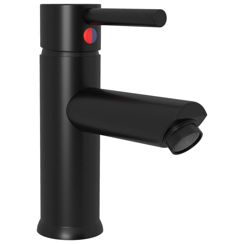 Load image into Gallery viewer, Vidaxl wastafelkraan 130x176 mm zwart
