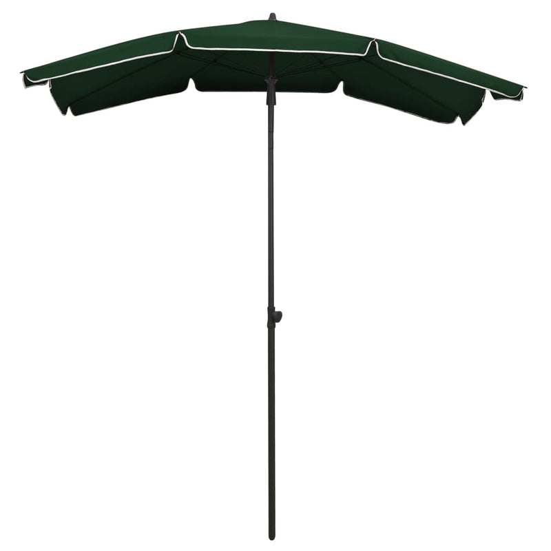 Load image into Gallery viewer, Vidaxl parasol met paal 200x130 cm groen
