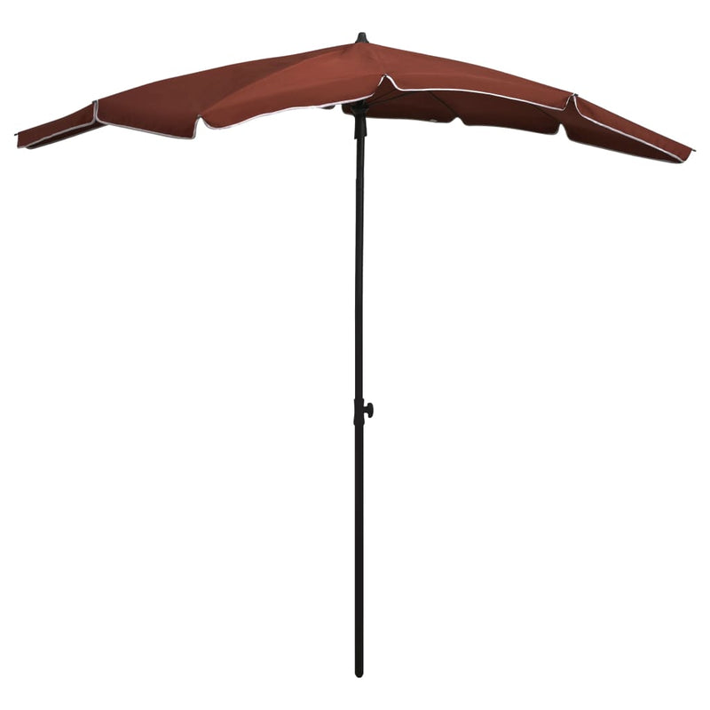 Load image into Gallery viewer, Vidaxl parasol met paal 200x130 cm terracottakleurig
