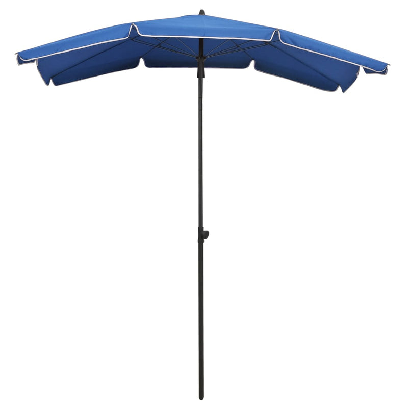 Load image into Gallery viewer, Vidaxl parasol met paal 200x130 cm azuurblauw
