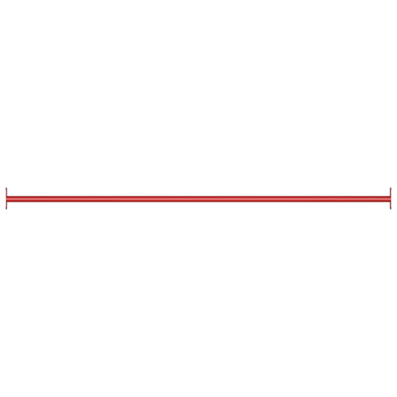 Load image into Gallery viewer, Vidaxl rekstok 125 cm staal rood
