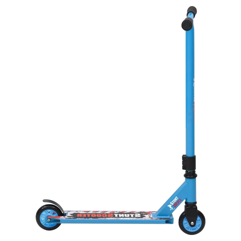 Load image into Gallery viewer, VidaXL Stuntstep met aluminium stuur blauw
