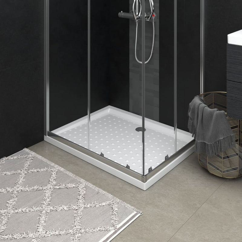 Load image into Gallery viewer, Vidaxl douchebak met noppen 90x70x4 cm abs wit
