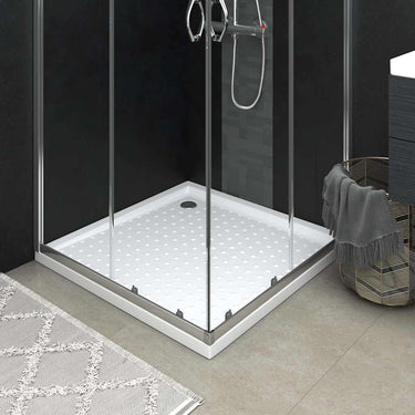 Vidaxl douchebak met noppen 90x90x4 cm abs wit