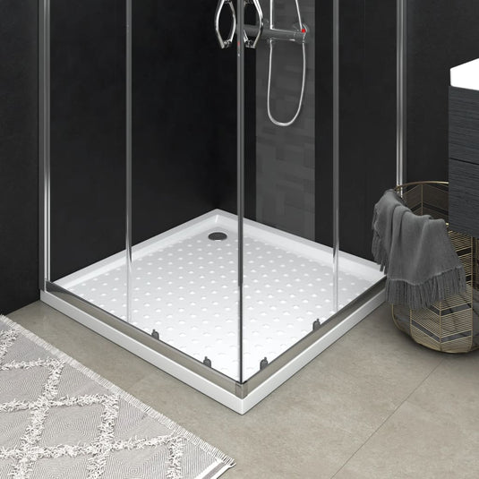 Vidaxl douchebak met noppen 80x80x4 cm abs wit
