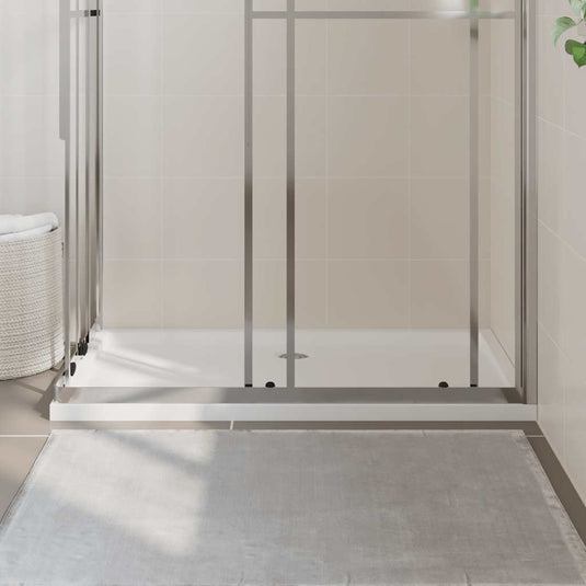 Vidaxl douchebak rechthoekig 70x120 cm abs wit