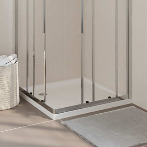 Vidaxl douchebak vierkant 80x80 cm abs wit