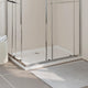 Vidaxl douchebak rechthoekig 80x110 cm abs wit