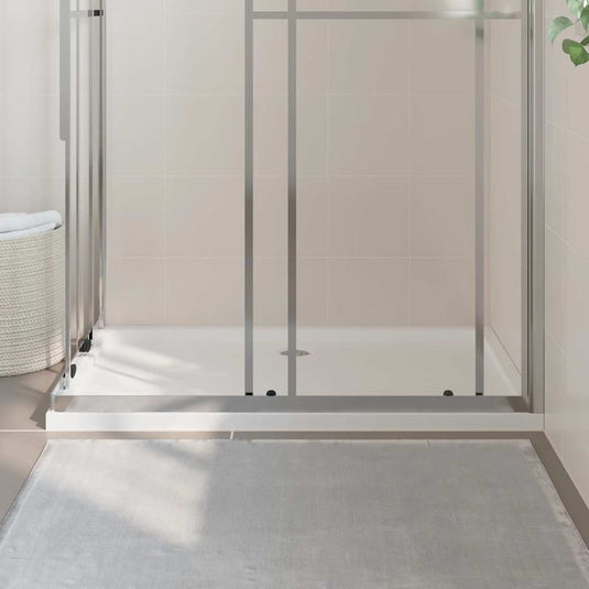 Vidaxl douchebak rechthoekig 80x120 cm abs wit