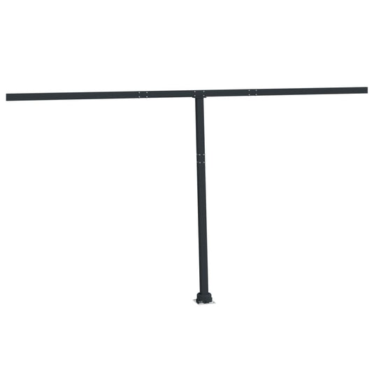 VidaXL Luifelpaalset 450x245 cm ijzer antracietkleurig
