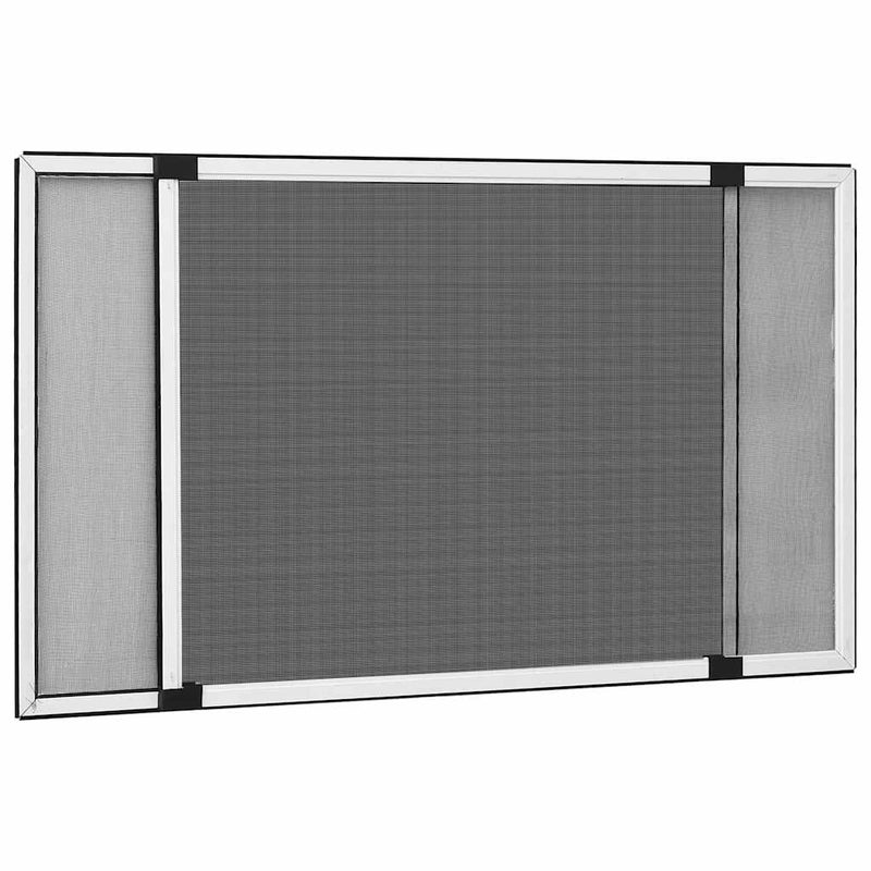 Afbeelding laden in galerijviewer, Vidaxl raamhor uitschuifbaar (75-143)x50 cm wit
