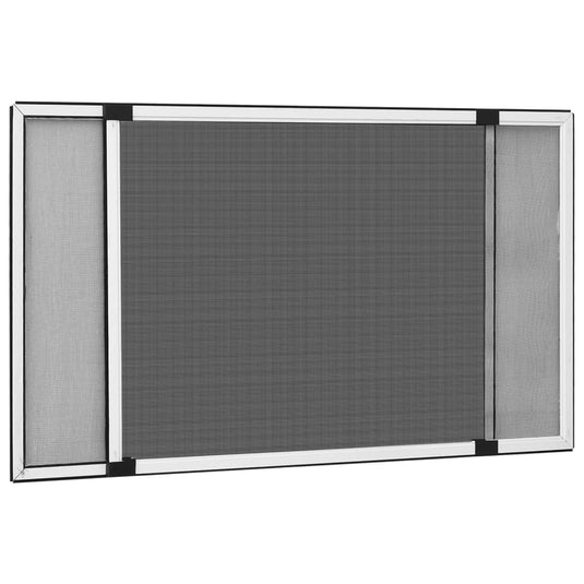 Vidaxl raamhor uitschuifbaar (75-143)x50 cm wit