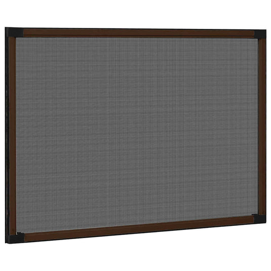Vidaxl raamhor uitschuifbaar (75-143)x50 cm bruin