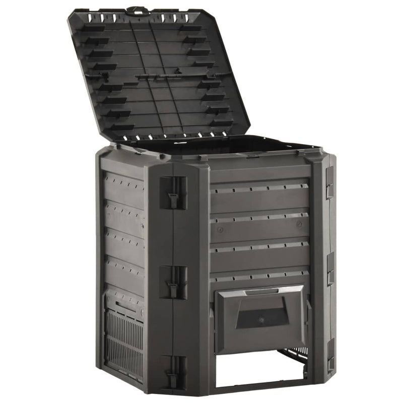 Load image into Gallery viewer, Vidaxl compostbak 380 l zwart

