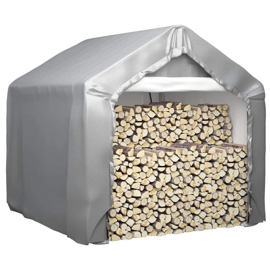 Vidaxl opslagtent 180x180 cm gegalvaniseerd staal grijs