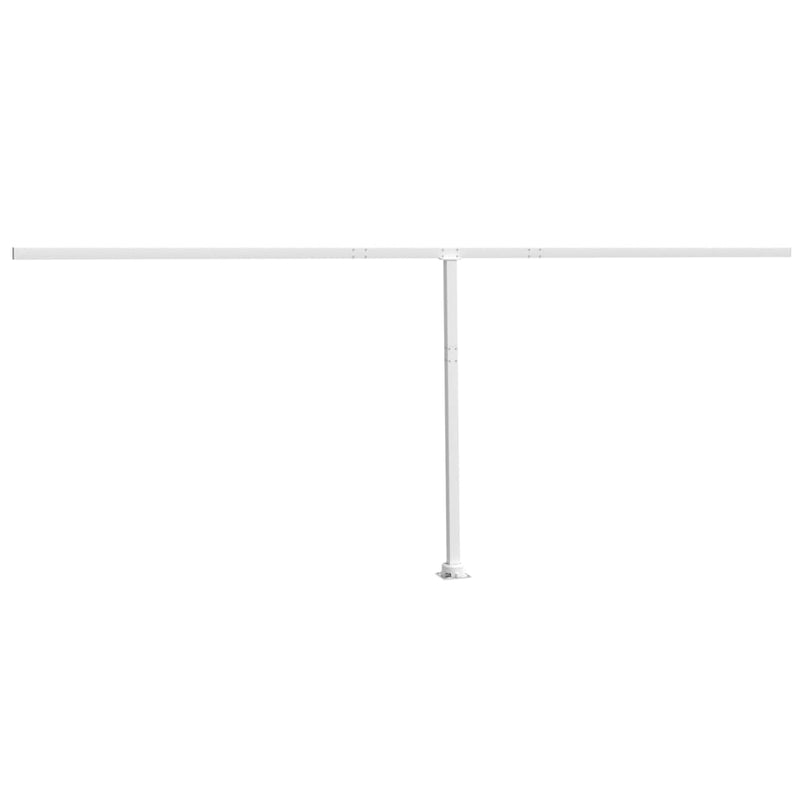 Load image into Gallery viewer, VidaXL Luifelpaalset 600x245 cm ijzer wit
