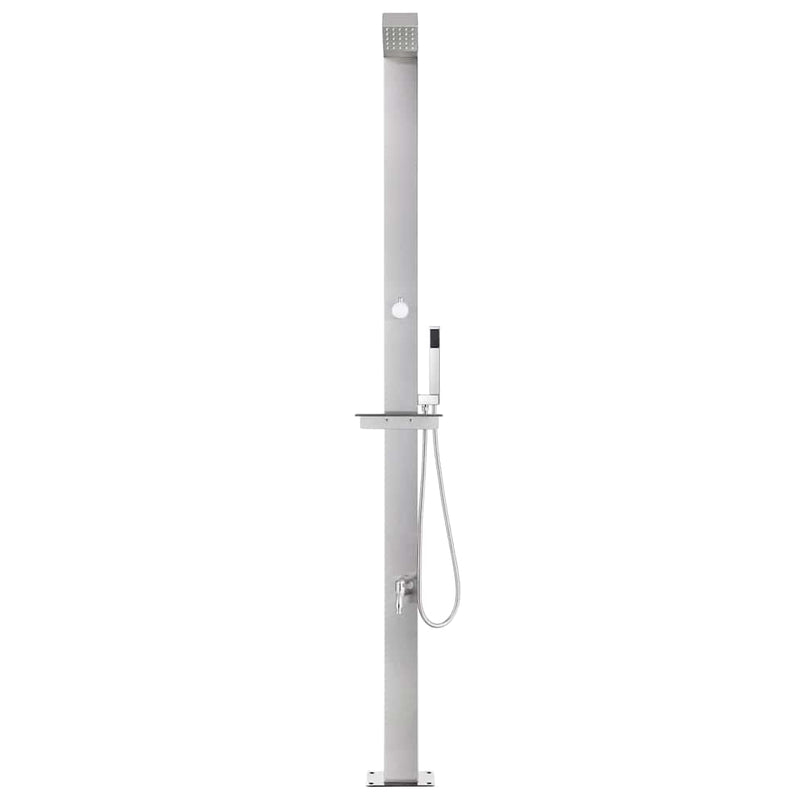 Chargez l'image dans la visionneuse de la galerie, Vidaxl buitendouche 220 cm roestvrij staal
