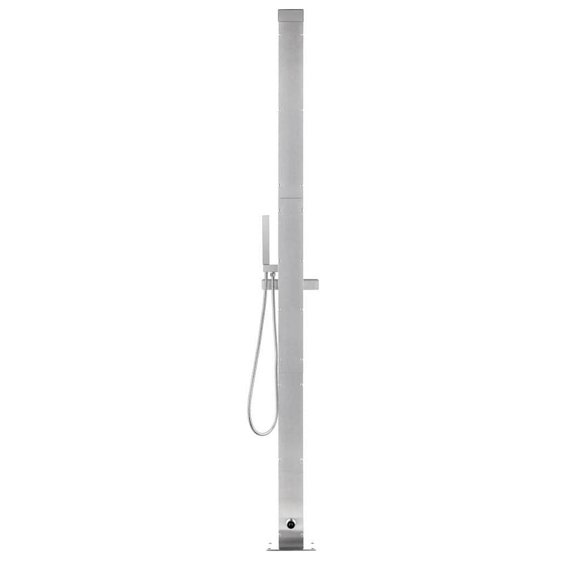 Chargez l'image dans la visionneuse de la galerie, Vidaxl buitendouche 220 cm roestvrij staal
