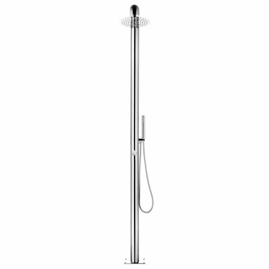 Vidaxl buitendouche 225 cm roestvrij staal
