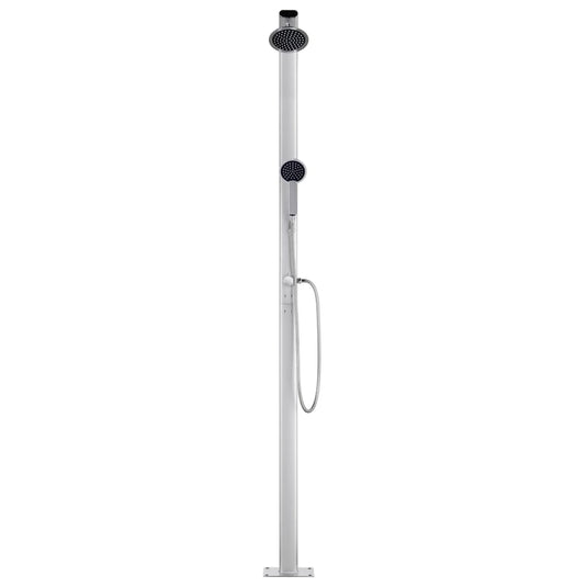 Vidaxl buitendouche 215 cm aluminium