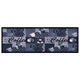 Vidaxl keukenmat wasbaar coffee 60x300 cm blauw