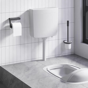 Vidaxl toiletstortbak met watertoevoer onderin 3 6 l grijs