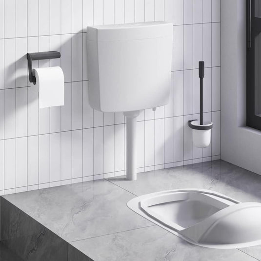 Vidaxl toiletstortbak met watertoevoer onderin 3 6 l grijs