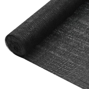 Vidaxl privacynet 75 g m² 1,8x25 m hdpe zwart