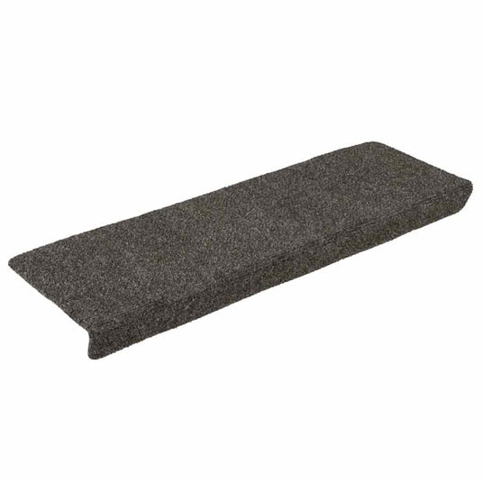 Vidaxl trapmatten zelfklevend 15 stuks 65x21x4 cm antraciet rechthoekige rand