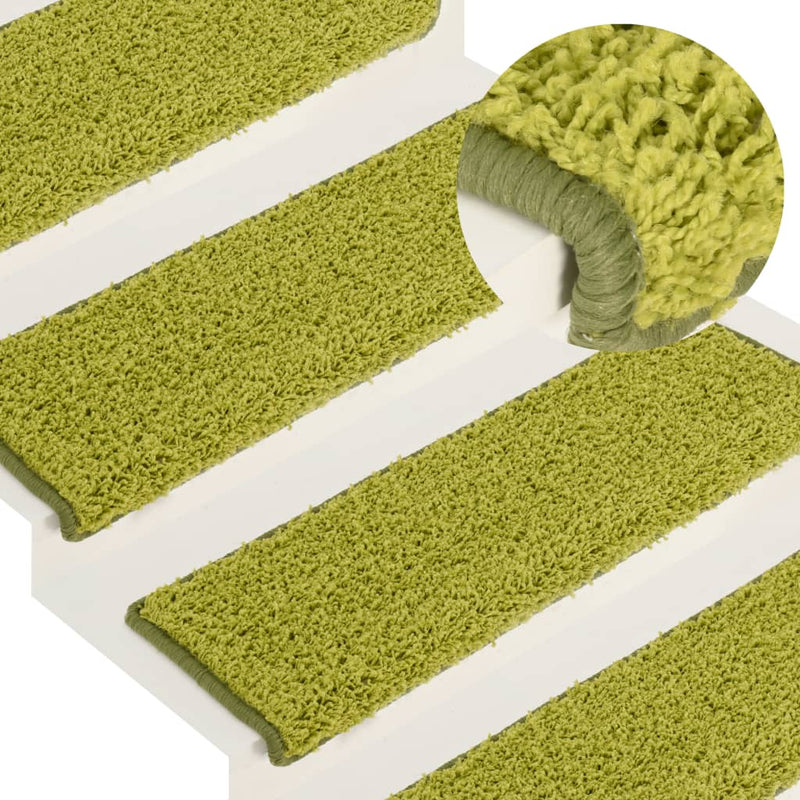 Load image into Gallery viewer, Vidaxl trapmatten 15 st 65x21x4 cm groen
