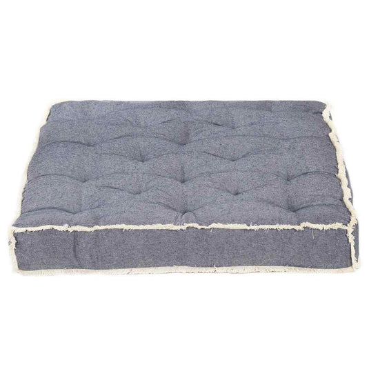 Vidaxl bankkussen pallet 120x80x10 cm blauw