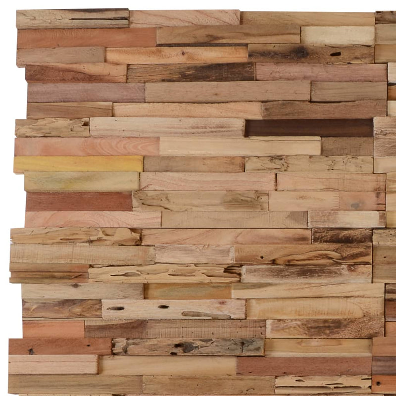 Load image into Gallery viewer, Vidaxl wandpanelen 10 st 1,03 m² hergebruikt teakhout
