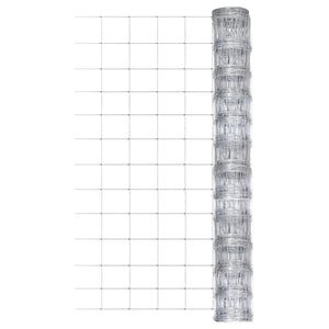 Vidaxl hek 50x1,25 m gegalvaniseerd staal zilverkleurig